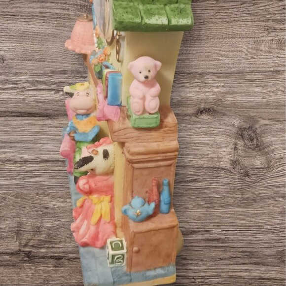 Decorative "Sweet Home" cow Family Mantel Clock Figurine - Picture 10 of 11